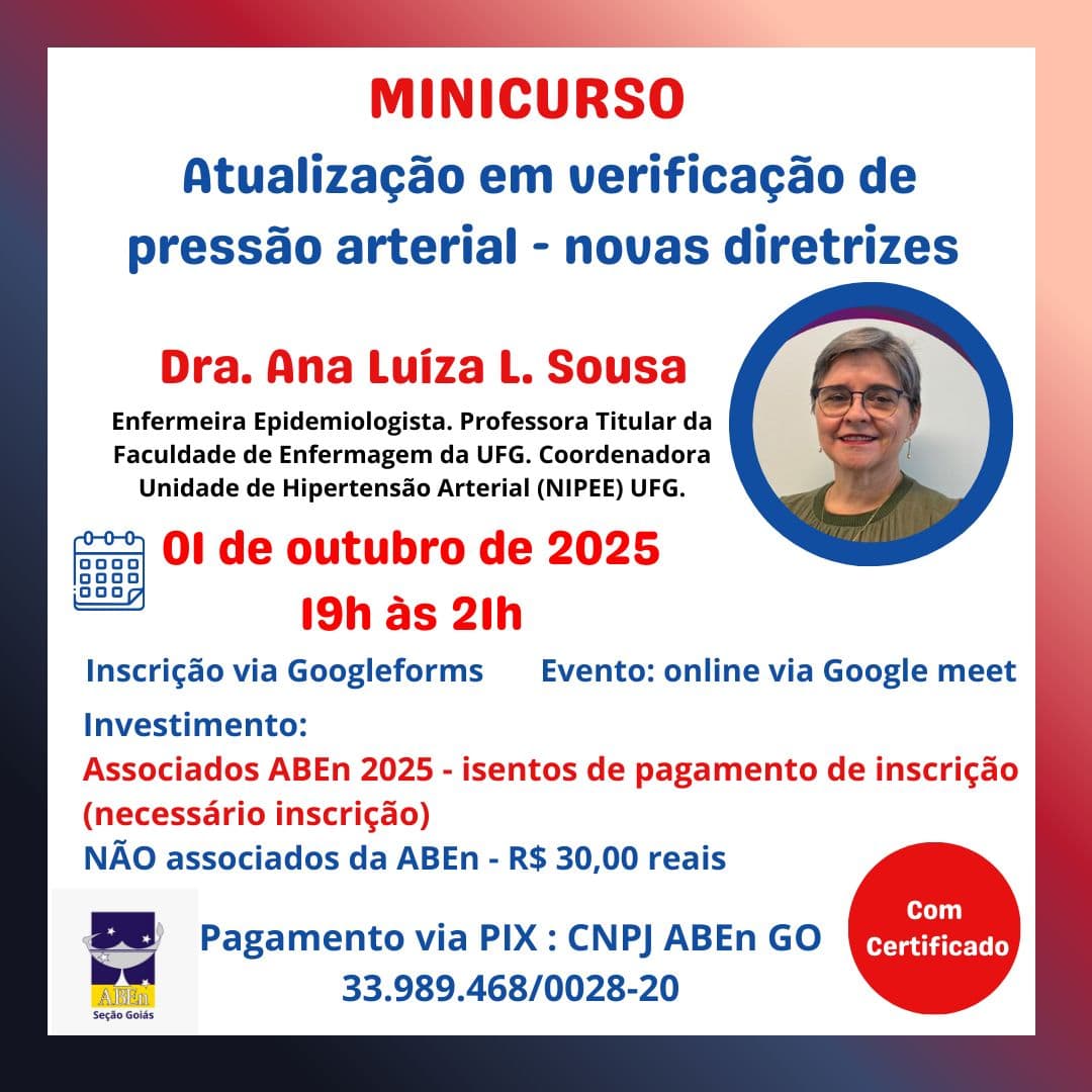 Atualização em verificação de pressão arterial